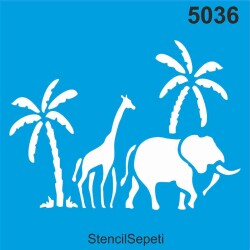 Afrika - StencilSepeti