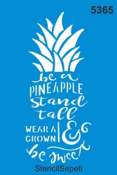Ananas - StencilSepeti