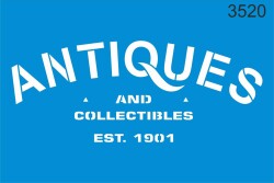 Antikacı Deseni - Stencil Boyama Şablonu - StencilSepeti
