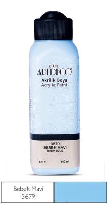 Artdeco Akrilik Boya 140 ml Bebek Mavi 3679 - 1