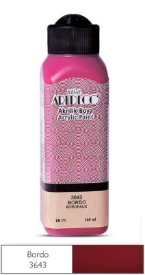 Artdeco Akrilik Boya 140 ml Bordo 3643 - 1