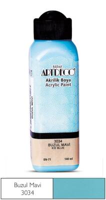 Artdeco Akrilik Boya 140 ml Buzul Mavi 3034 - 1