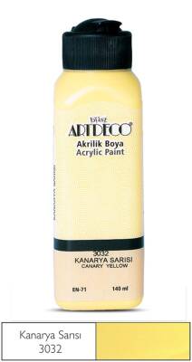 Artdeco Akrilik Boya 140 ml Kanarya Sarısı 3032 - 1