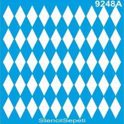 Baklava Deseni - Stencil Şablon - StencilSepeti