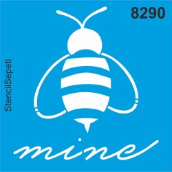 Benim Ol - Bee Mine - StencilSepeti