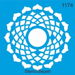 Çakra Serisi - Taç - StencilSepeti