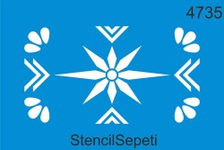 Çekmece Deseni - Stencil Şablon - StencilSepeti