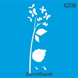 Çiçek Deseni - StencilSepeti