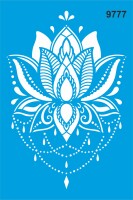 Çiçek - Stencil Boyama Şablonu - StencilSepeti