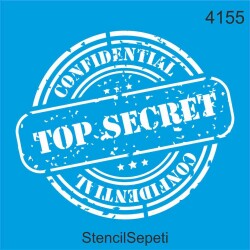 Çok Gizli - StencilSepeti