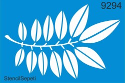 Dal Ve Yapraklar - StencilSepeti