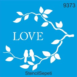 Daldaki Aşıklar - StencilSepeti