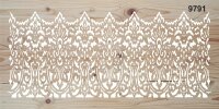 Damask Duvar Deseni - Stencil Boyama Şablonu - 2