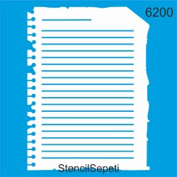 Defter Yaprağı - StencilSepeti