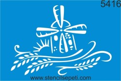 Değirmen - StencilSepeti
