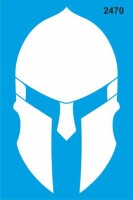 Demir Miğfer - Stencil Boyama Şablonu - StencilSepeti