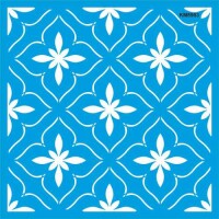 Duvar Deseni - Stencil Boyama Şablonu - 1