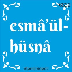 Esma'ül Hüsna - StencilSepeti