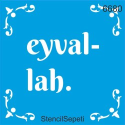 Eyvallah - StencilSepeti