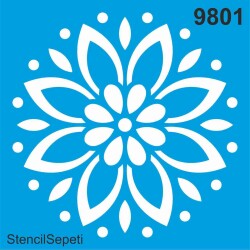 Fayans Deseni - Stencil - Boyama Şablonu - StencilSepeti