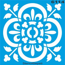Fayans Deseni - Stencil Şablon - StencilSepeti