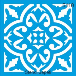 Fayans Deseni - Stencil Şablon - StencilSepeti