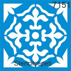 Fayans Deseni - Stencil Şablon - StencilSepeti
