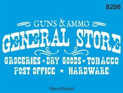General Store - Bakkal - StencilSepeti