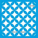 Geometrik Duvar Deseni - Stencil Şablon - StencilSepeti