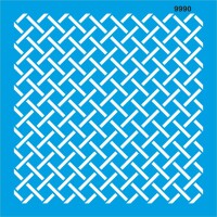 Geometrik Desen - Stencil Boyama Şablonu - StencilSepeti