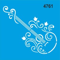 Gitar - Stencil Boyama Şablonu - StencilSepeti
