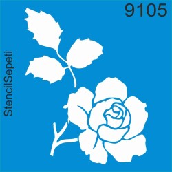 Gül Dalı - StencilSepeti