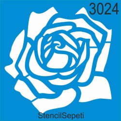 Gül Deseni - Stencil Şablon - StencilSepeti