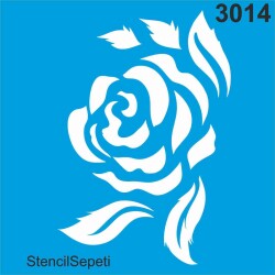 Gül Deseni - Stencil Şablon - StencilSepeti