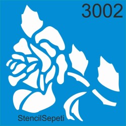 Gül Deseni - Stencil Şablon - StencilSepeti