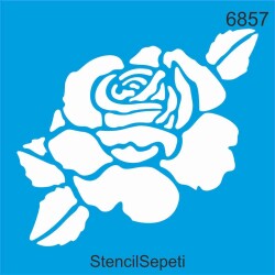 Gül Deseni - Stencil Şablon - StencilSepeti