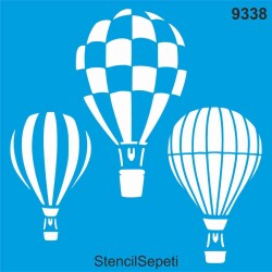 Hava Balonları - StencilSepeti