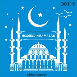 Hoşgeldin Ramazan - StencilSepeti