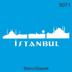 İstanbul Manzarası - StencilSepeti