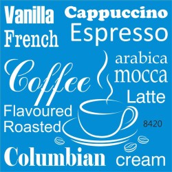 Kahvenin Kelimeleri - StencilSepeti