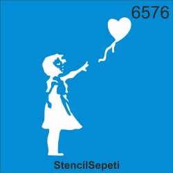 Kalpli Uçurtma - StencilSepeti