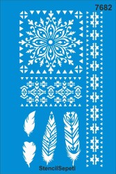 Karma desen - StencilSepeti