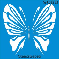 Kelebek Deseni - StencilSepeti