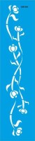 Kenar Deseni - Stencil Boyama Şablonu - StencilSepeti
