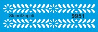 Kenar Deseni - Stencil Şablonu - StencilSepeti