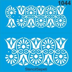 Klasik Anadolu Kenar Deseni - Stencil Şablon - StencilSepeti