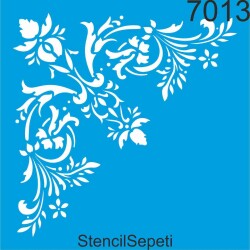 Köşe Deseni - Stencil Şablon - StencilSepeti