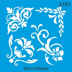 Köşe Desenleri - StencilSepeti