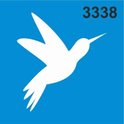 Kuş Deseni - Stencil Boyama Şablonu - StencilSepeti