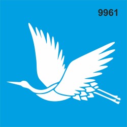 Leylek Deseni - Stencil Şablonu - StencilSepeti